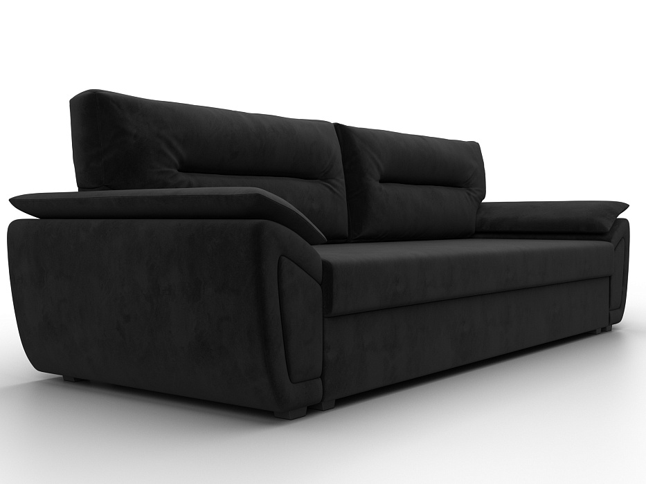 Диван прямой Нэстор Лайт (seven 35 черный)