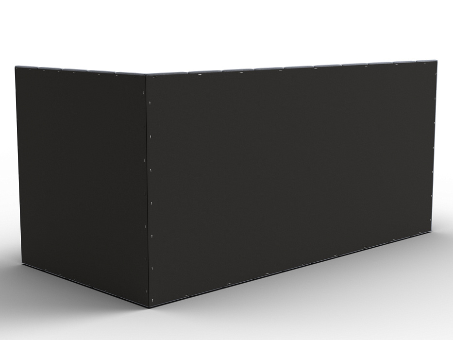 Кровать односпальная Лига-128 (90) (seven 17 серый)