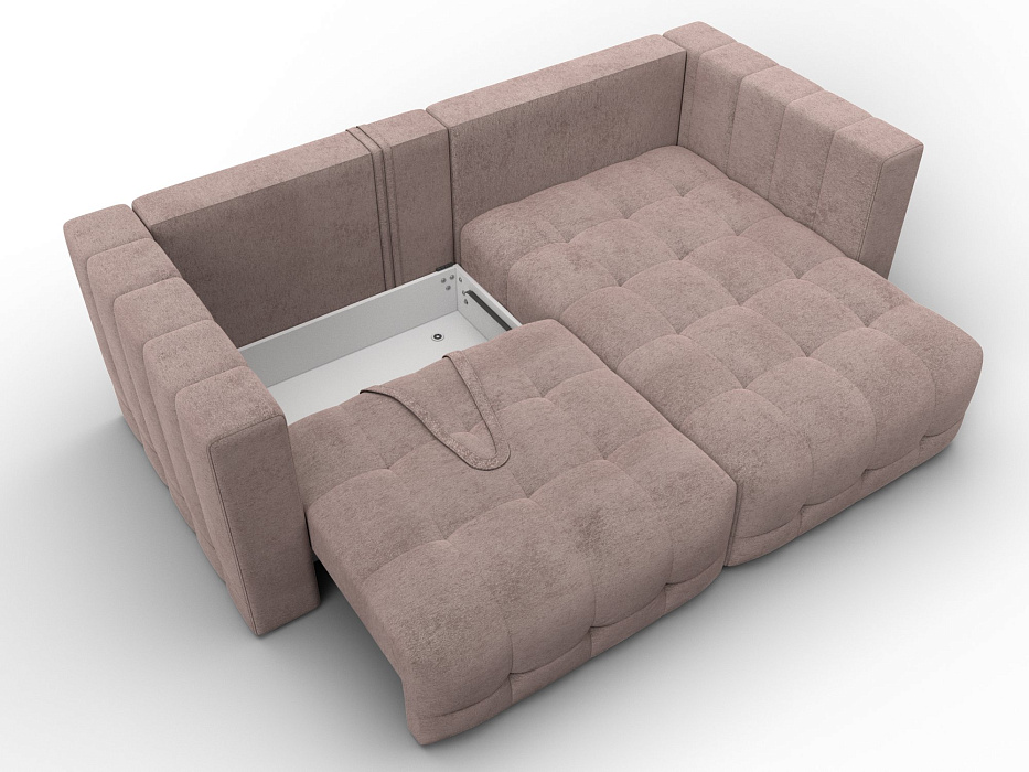 Диван угловой Лига-052 НПБ угол универсальный (tower 05 бежевый)