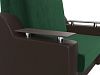 Прямой диван аккордеон Сенатор 120 (зеленый\коричневый)