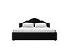 Интерьерная кровать Афина 200 (черный цвет)