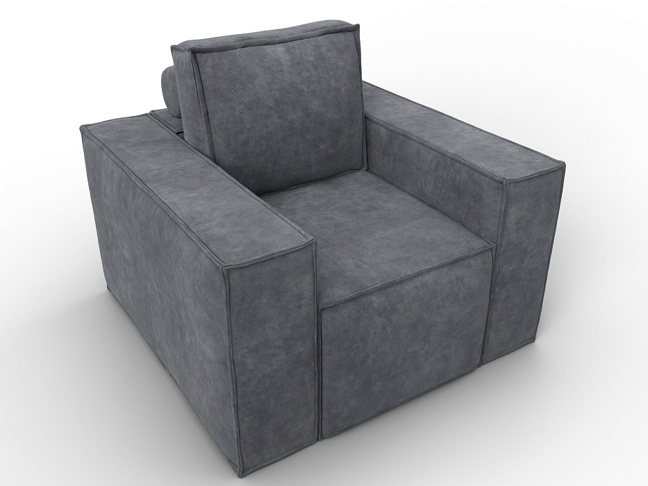 Кресло Лига-081 НПБ (brut 16 темно-серый)