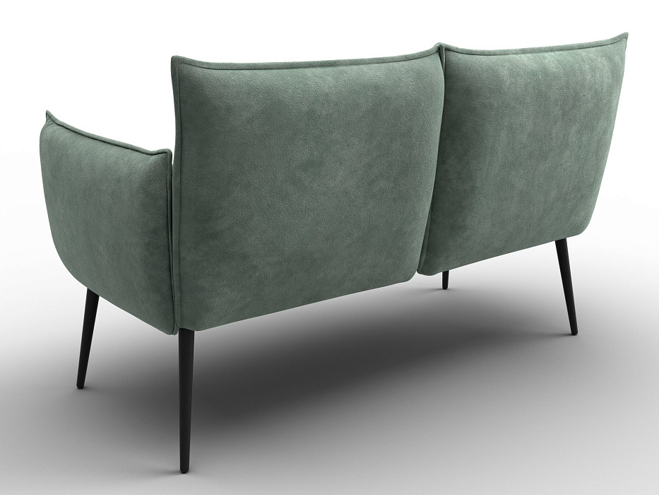 Диван прямой Лига-083 (велюр brut 08 зеленый)