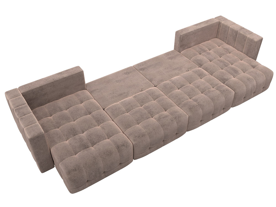 Диван П-образный Лига-052 НПБ Лонг (tower 05 бежевый)