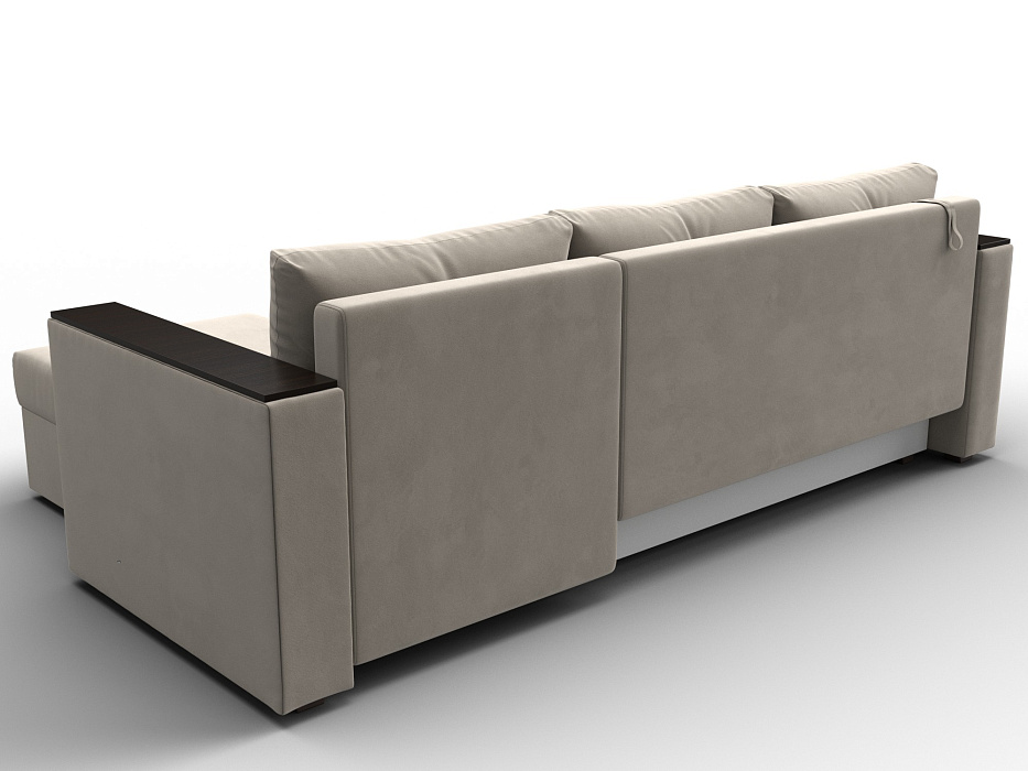 Диван угловой Атланта без стола универсальный угол (бежевый)