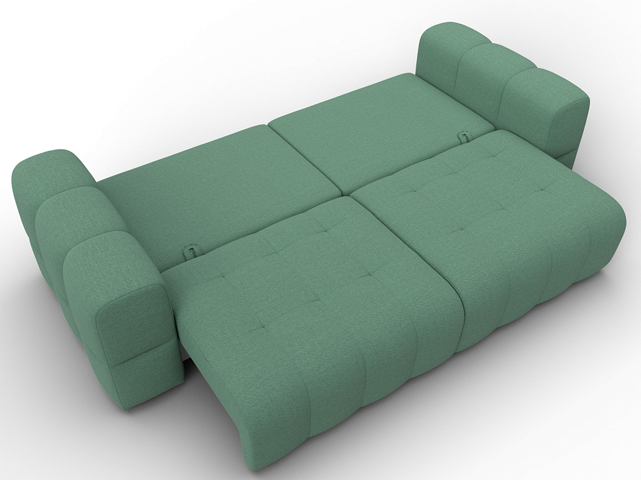 Диван прямой Лига-110 НПБ (амур 11 зеленый)