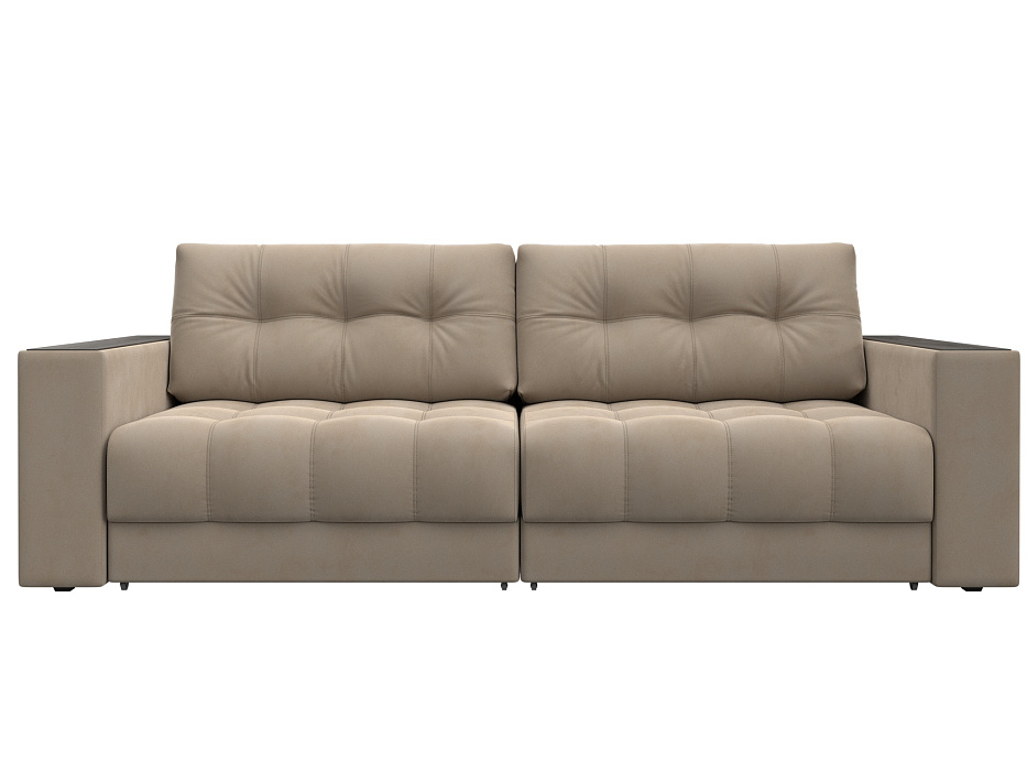 Диван прямой с декором Лига-049 НПБ (seven 729 бежевый) Диван прямой с декором Лига-049 НПБ (seven 729 бежевый)