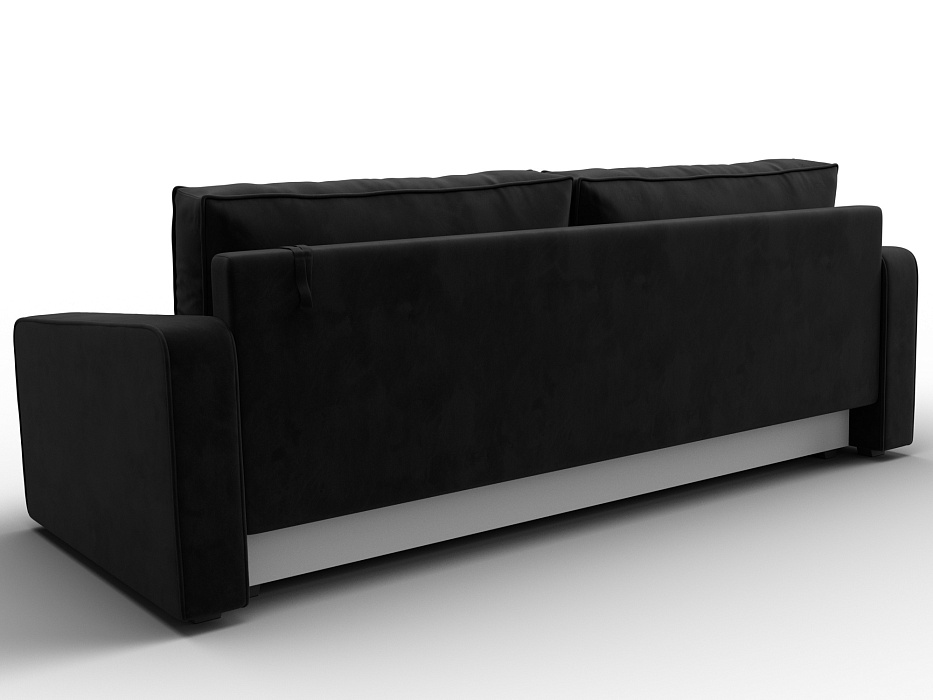 Диван прямой Лига-009 (черный)