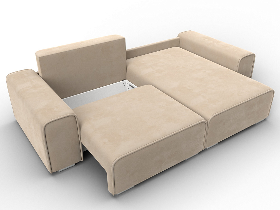 Диван угловой Лига-029 (бежевый)