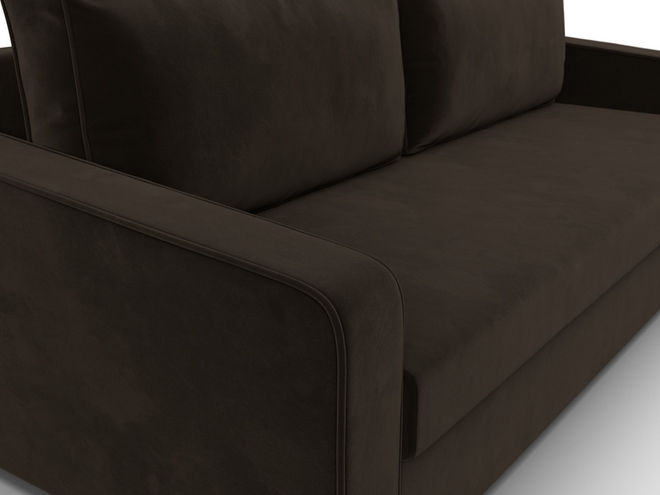 Диван прямой Лига-009 (коричневый)