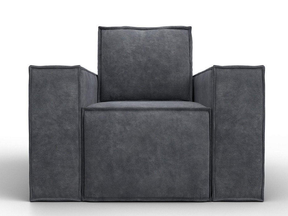 Кресло Лига-081 НПБ (brut 16 темно-серый)