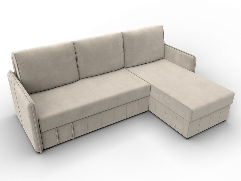 Диван угловой Слим угол универсальный (бежевый)