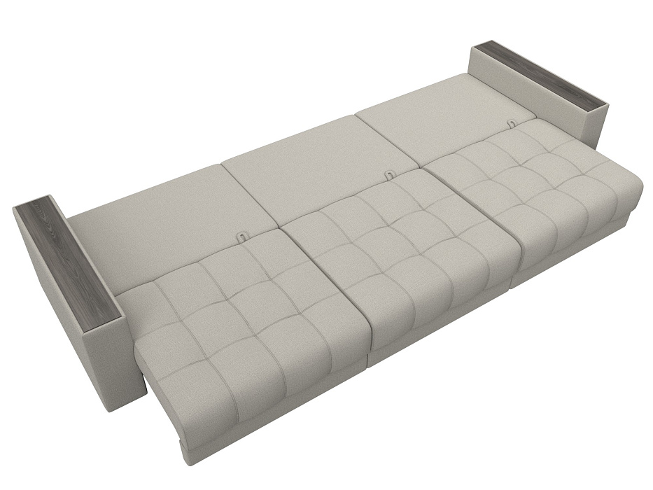 Диван прямой с декором Лига-049 НПБ Лонг (амур 02 бежевый) Диван прямой с декором Лига-049 НПБ Лонг (амур 02 бежевый)