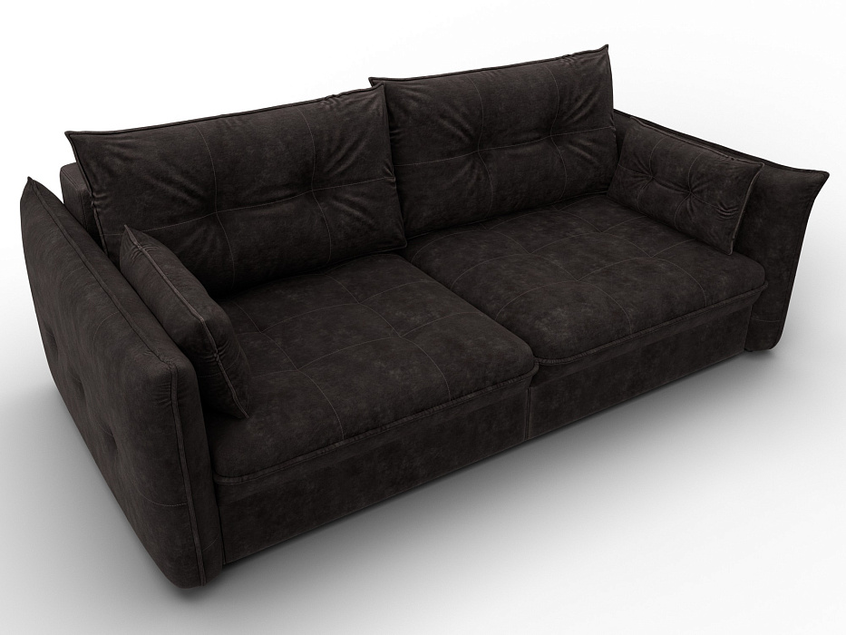 Диван прямой Лига-100 НПБ (brut 17 коричневый)