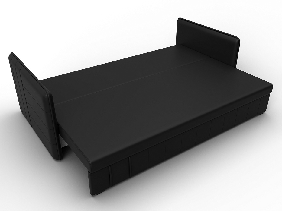 Диван прямой Слим (черный)