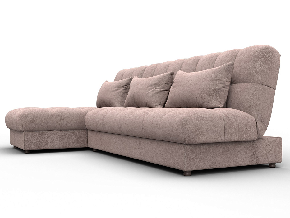 Диван угловой Лига-116 НПБ угол левый (tower 05 бежевый)