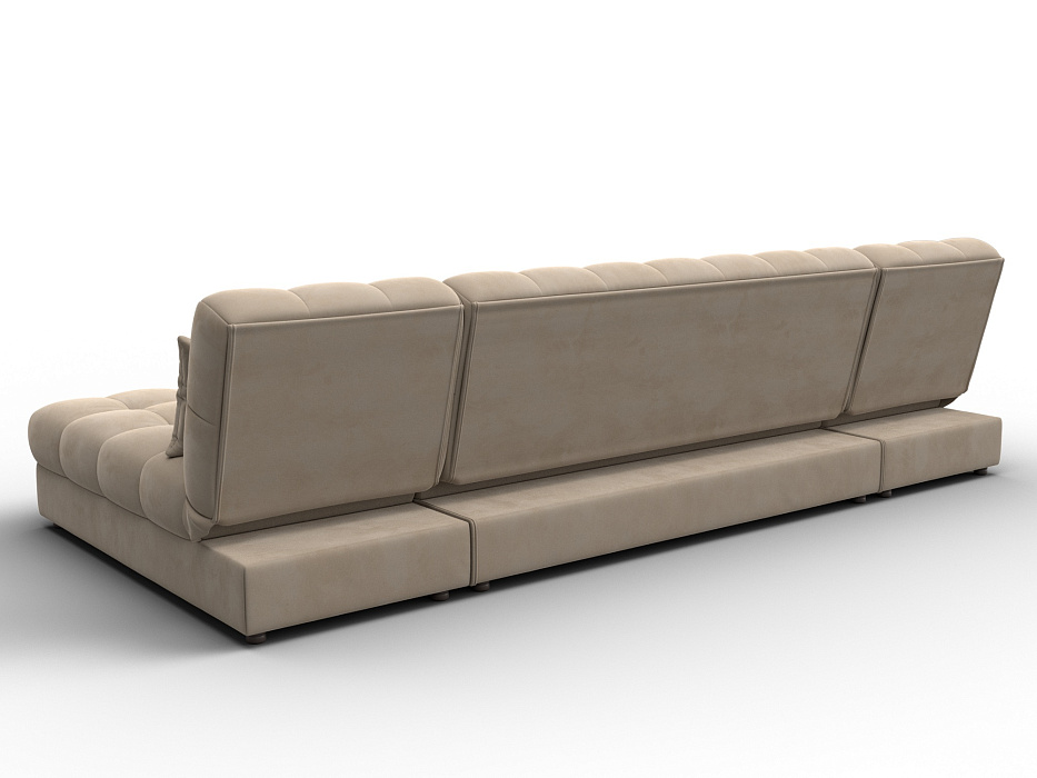 Диван П-образный Лига-116 НПБ (seven 729 бежевый)