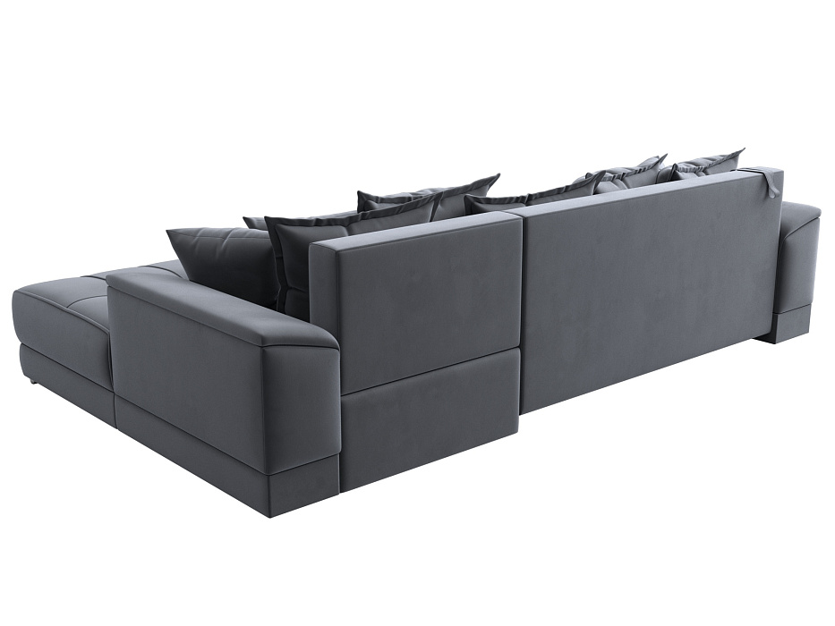 Диван угловой НордСтар правый угол (seven 17 серый)