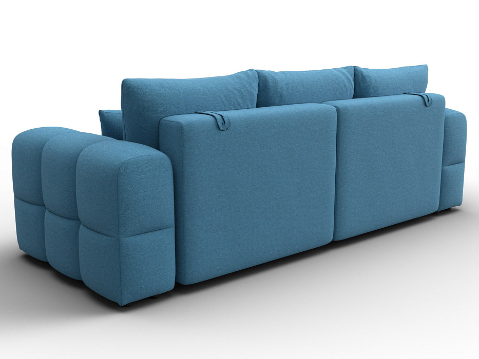 Диван прямой Лига-110 НПБ (амур 10 голубой)