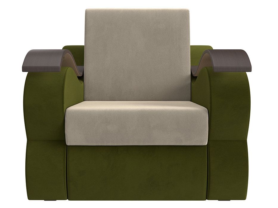 Кресло-кровать Меркурий 60 (бежевый\зеленый)