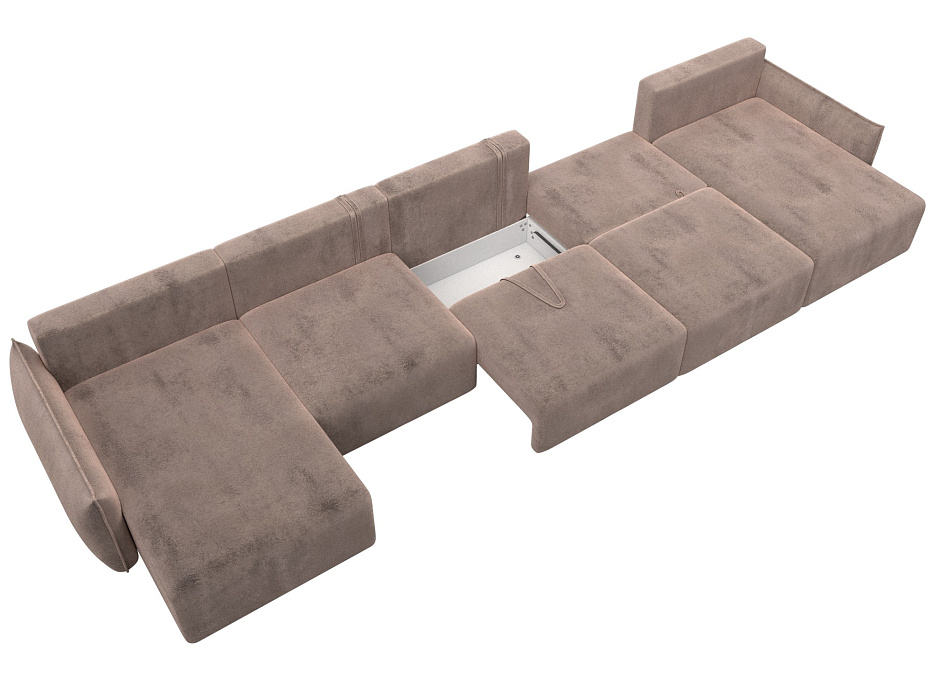 Диван П-образный Лига-051 НПБ МегаЛонг (tower 05 бежевый)