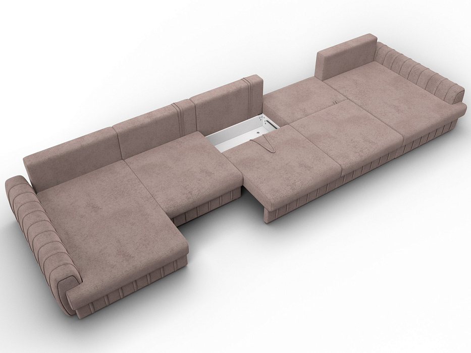 Диван П-образный Лига-057 НПБ МегаЛонг (tower 05 бежевый)