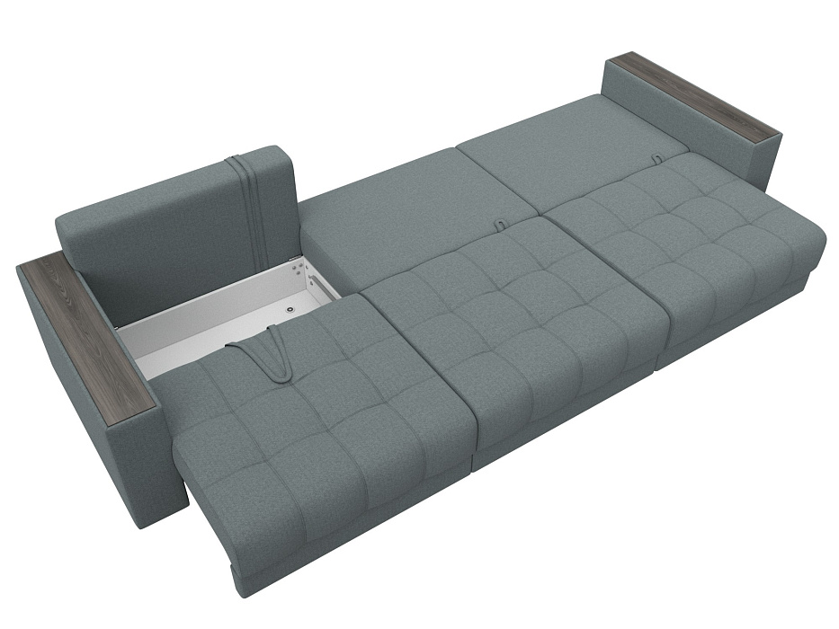 Диван прямой с декором Лига-049 НПБ Лонг (амур 07 серый) Диван прямой с декором Лига-049 НПБ Лонг (амур 07 серый)