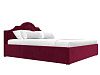 Интерьерная кровать Афина 180 (бордовый цвет)