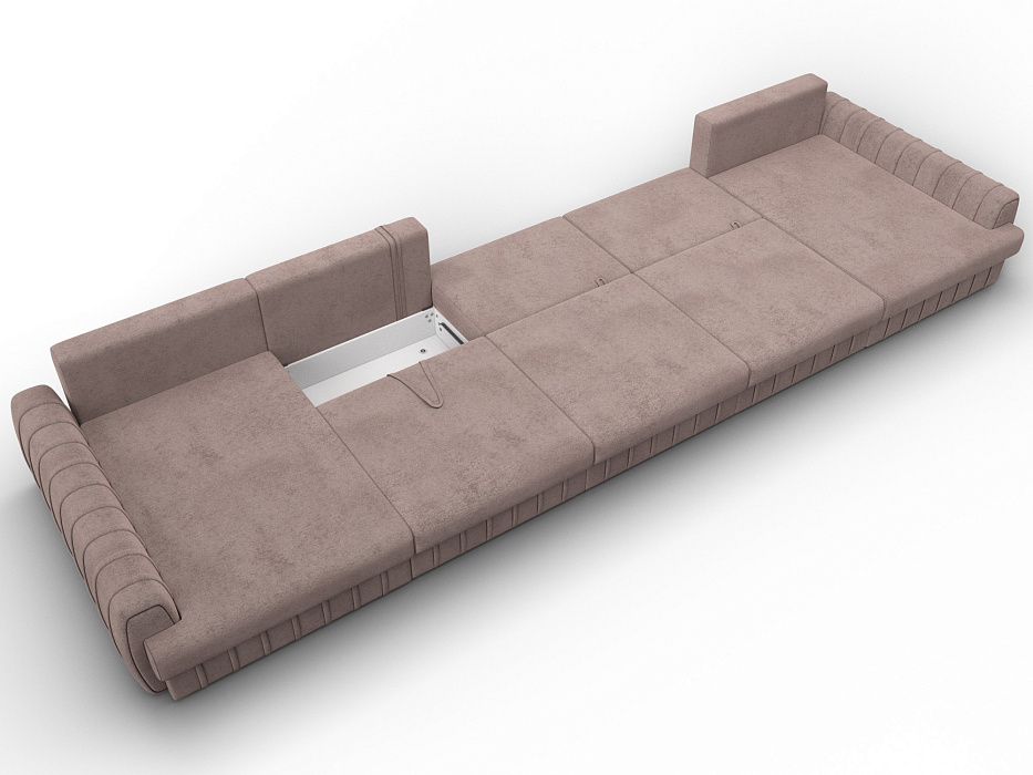 Диван П-образный Лига-057 НПБ МегаЛонг (tower 05 бежевый)