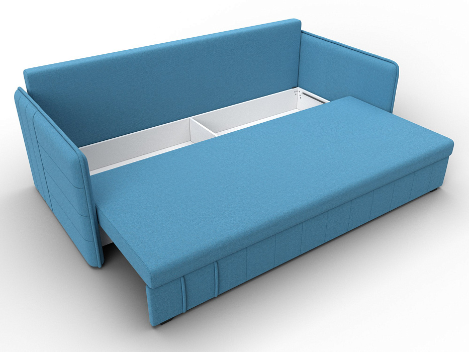 Диван прямой Слим (амур 10 голубой)