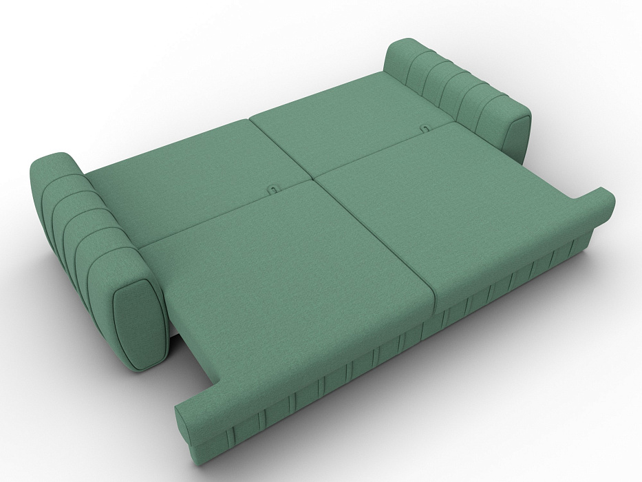 Диван прямой Лига-057 НПБ (амур 11 зеленый)