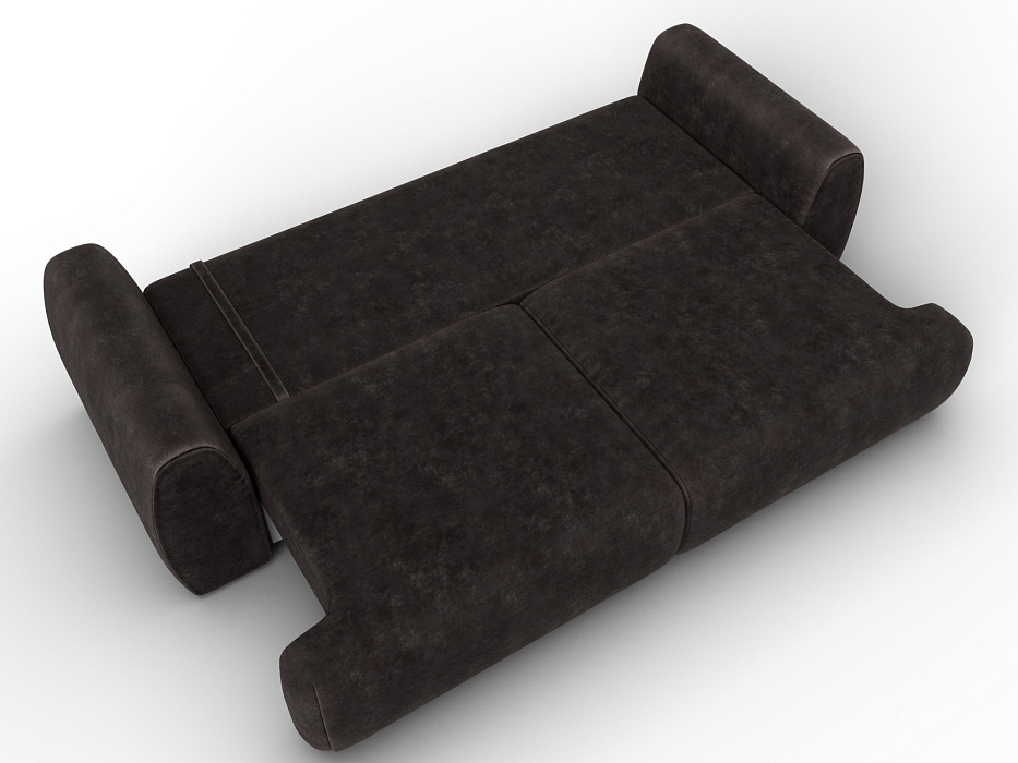 Диван прямой Лига-115 НПБ (brut 17 коричневый)