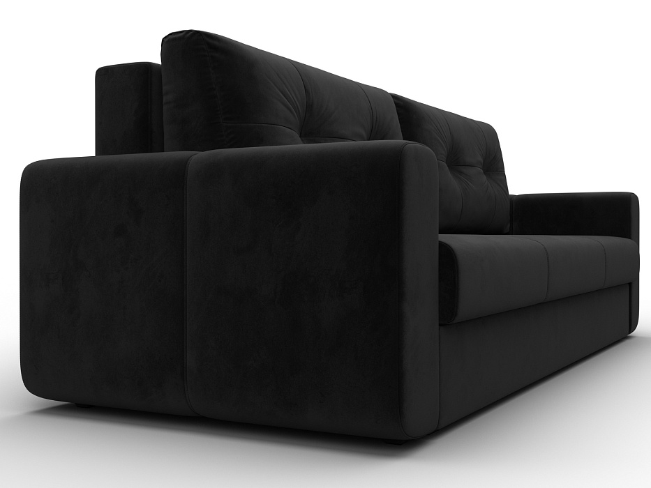 Диван прямой Лига-031 (черный)