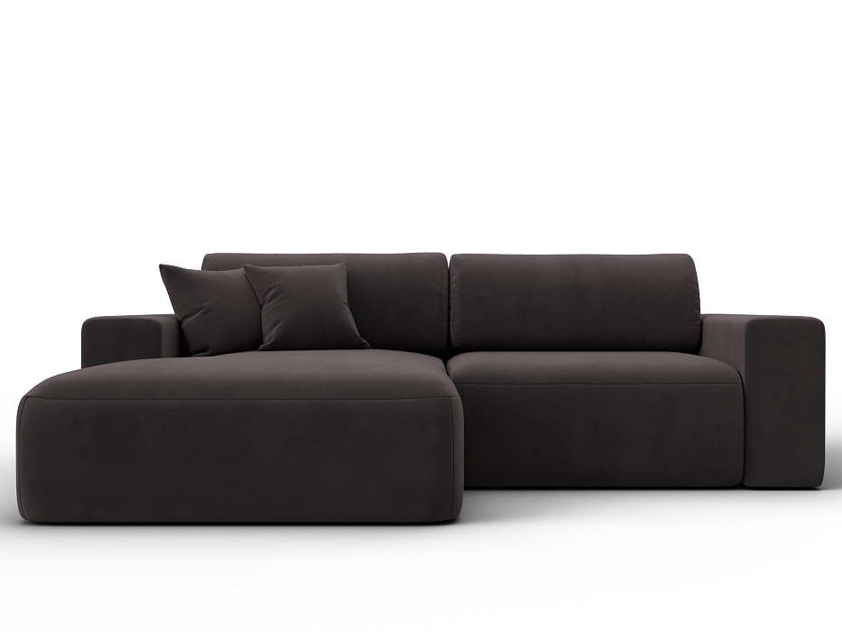 Диван угловой Лига-036 НПБ Классик левый угол (коричневый)