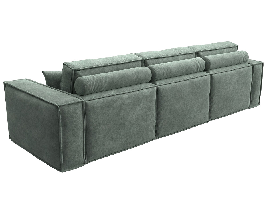 Диван прямой Лига-081 НПБ Лонг (brut 08 зеленый)