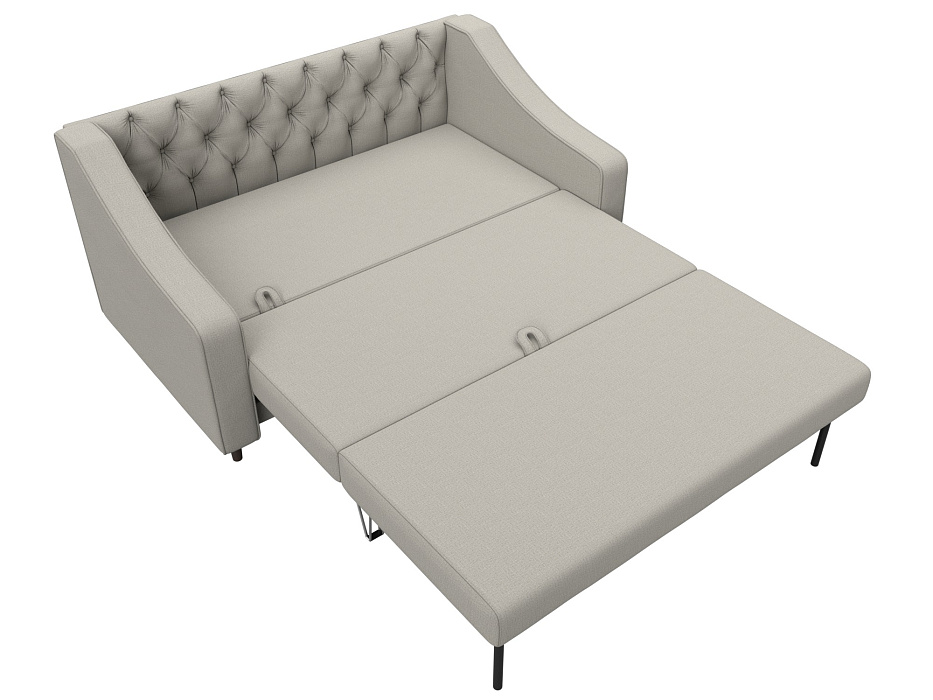 Диван прямой Лига-071 (амур 02 бежевый)