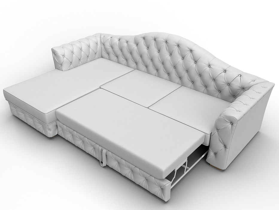 Диван угловой Артис левый угол (белый)