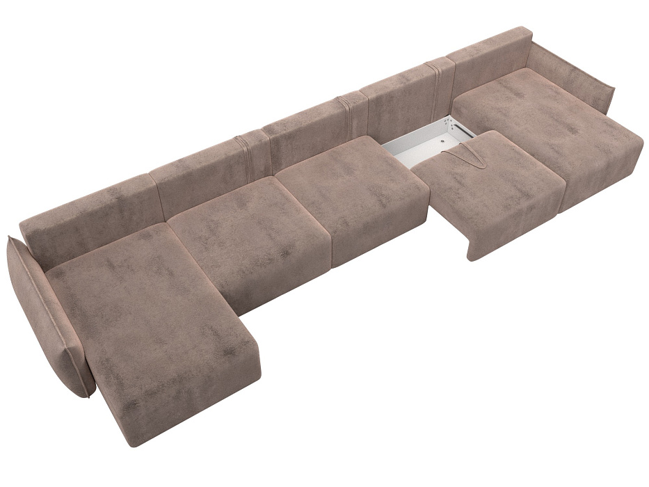 Диван П-образный Лига-051 НПБ МегаЛонг (tower 05 бежевый)