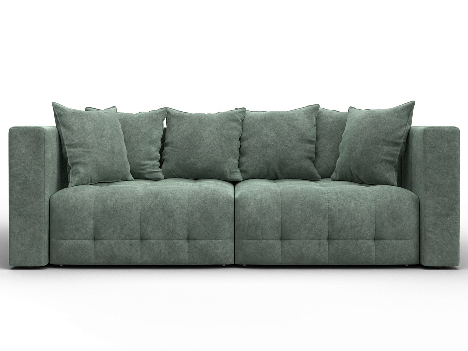 Диван прямой Лига-052 НПБ (brut 08 зеленый)