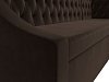 Кухонный угловой диван Мерлин правый угол (коричневый цвет)