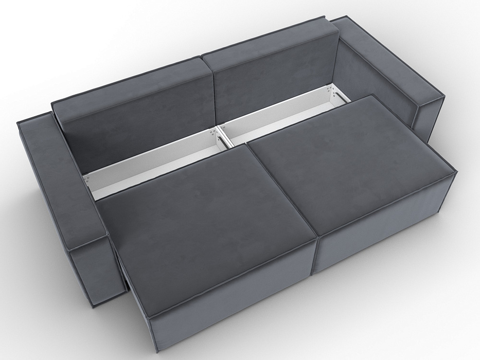 Диван прямой Куба (серый) Диван прямой Куба (серый)