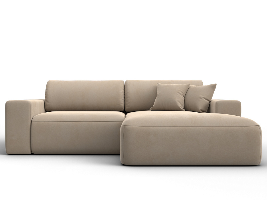 Диван угловой Лига-036 НПБ Классик правый угол (seven 729 бежевый)