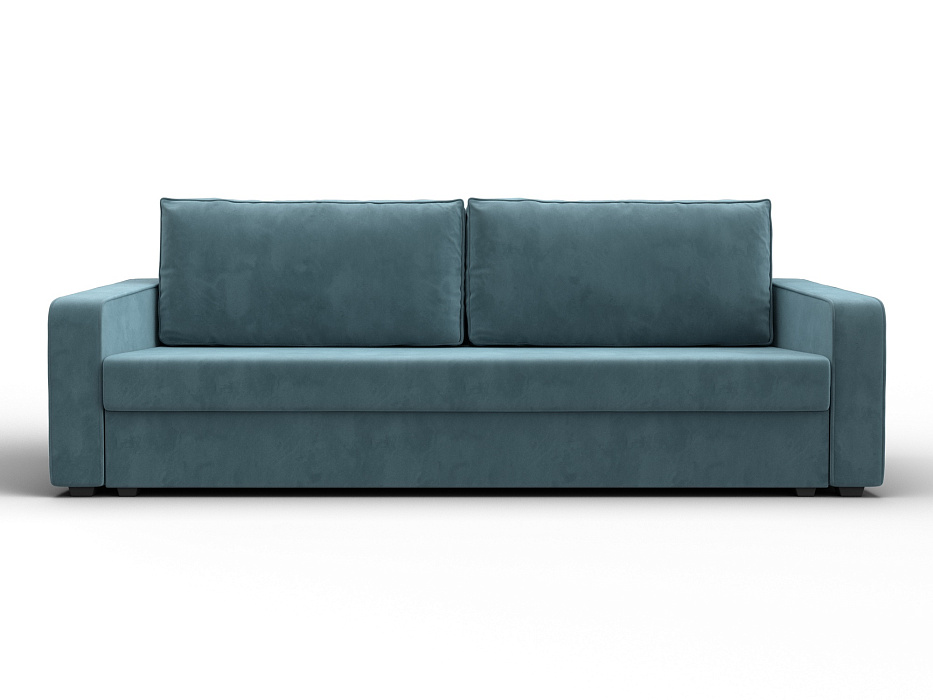 Диван прямой Лига-009 (бирюзовый)