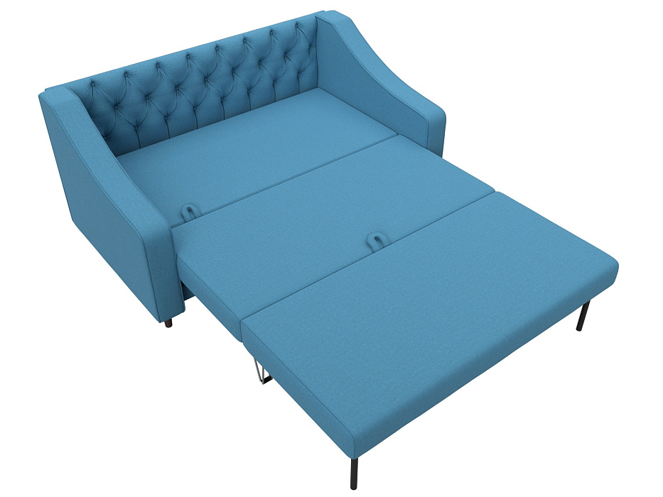 Диван прямой Лига-071 (амур 10 голубой)