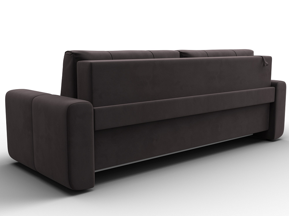 Диван прямой Лига-031 (коричневый)