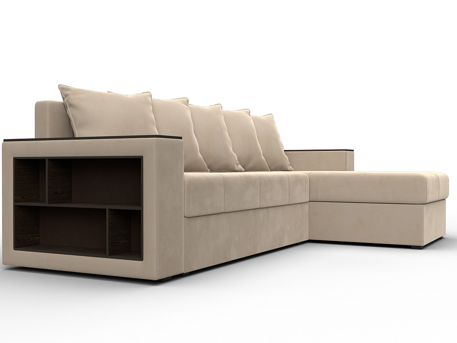 Диван угловой Дубай Лайт угол универсальный (seven 729 бежевый)