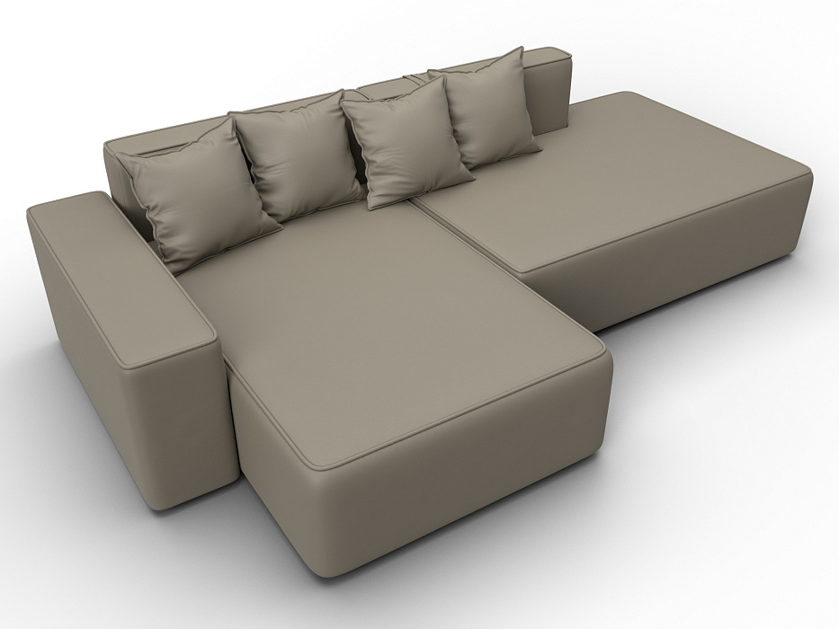 Диван угловой Лига-079 угол левый (grifon 04 бежевый)