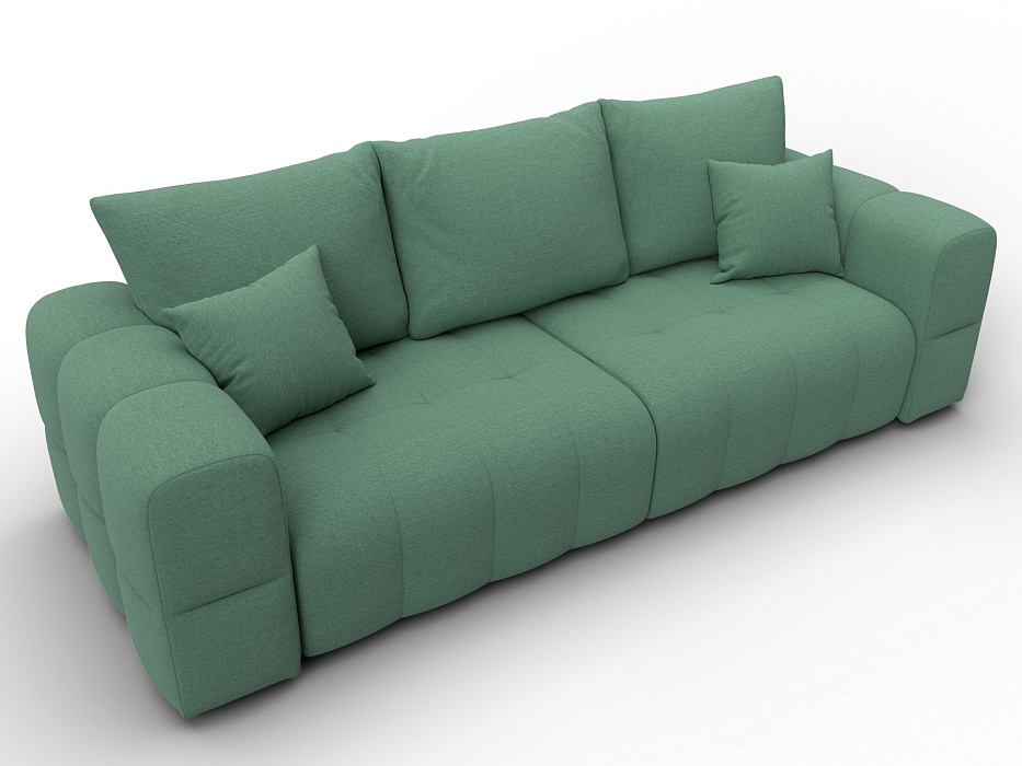 Диван прямой Лига-110 НПБ (амур 11 зеленый)