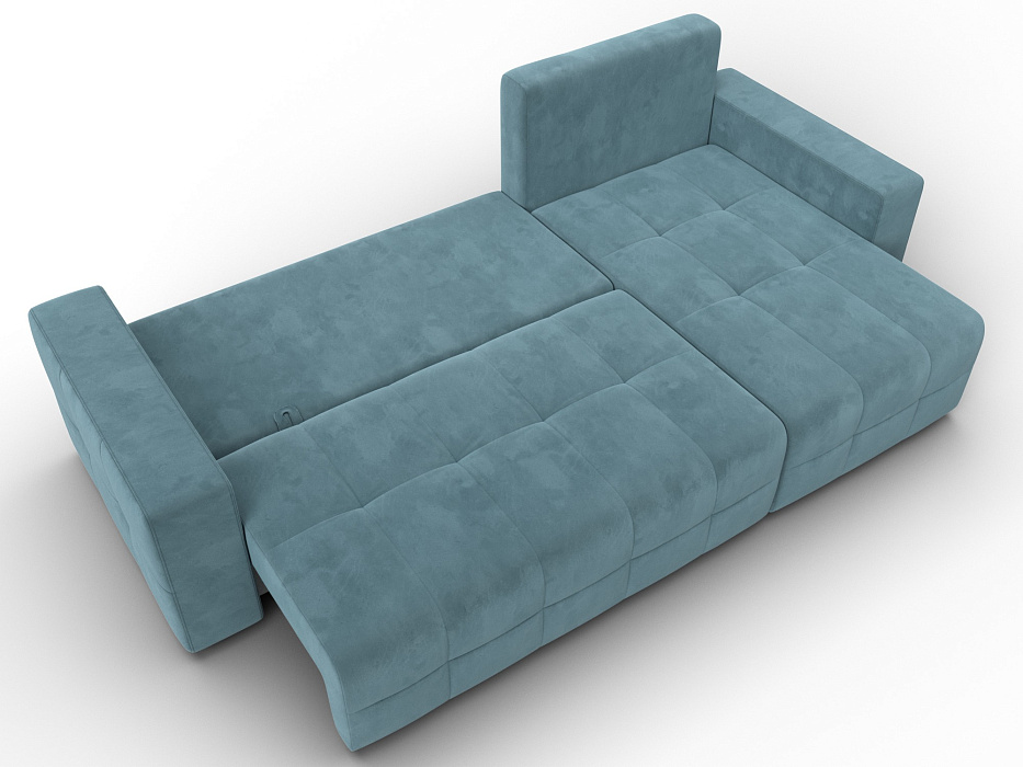 Диван угловой Лига-122 угол универсальный (seven 113 бирюзовый)