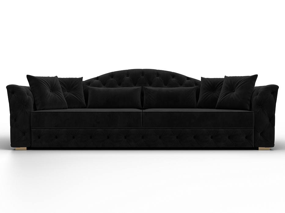 Диван прямой Артис (seven 35 черный)